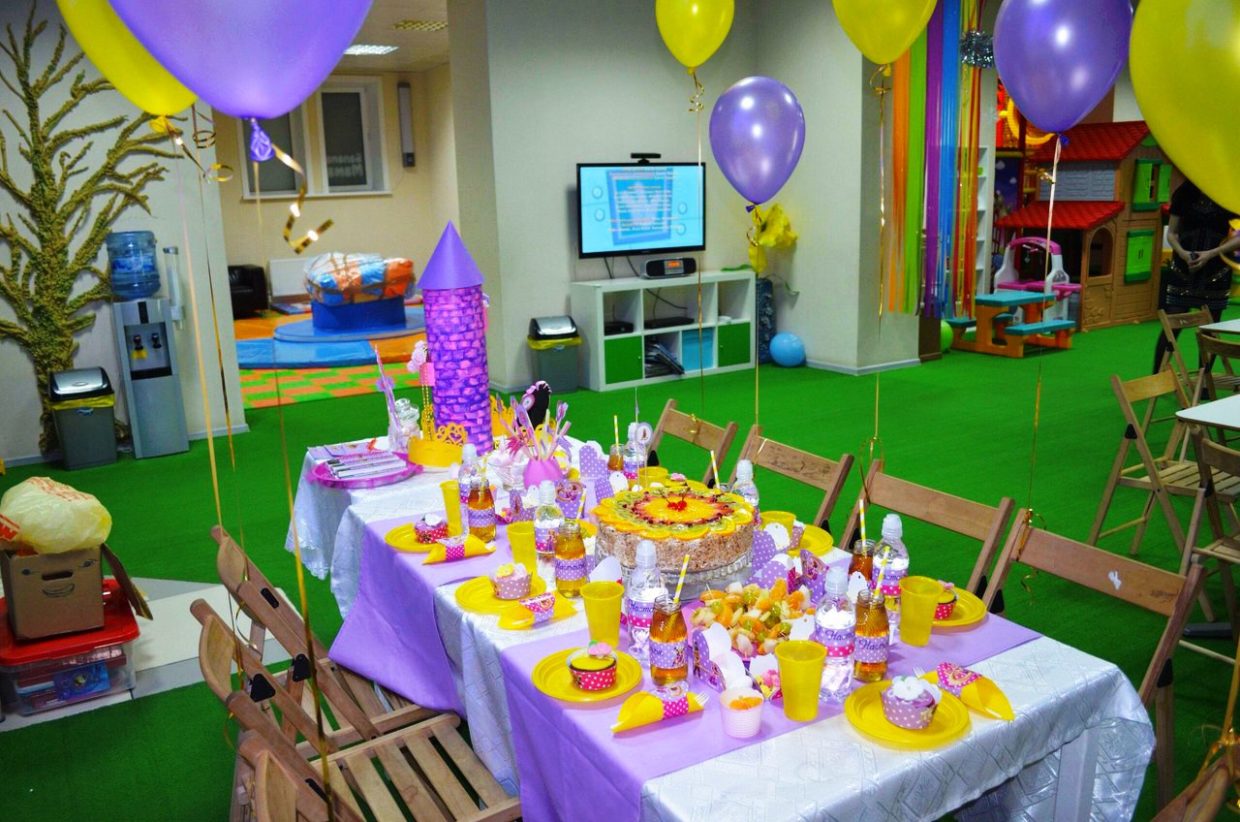 Праздничный стол для детей на день рождения
